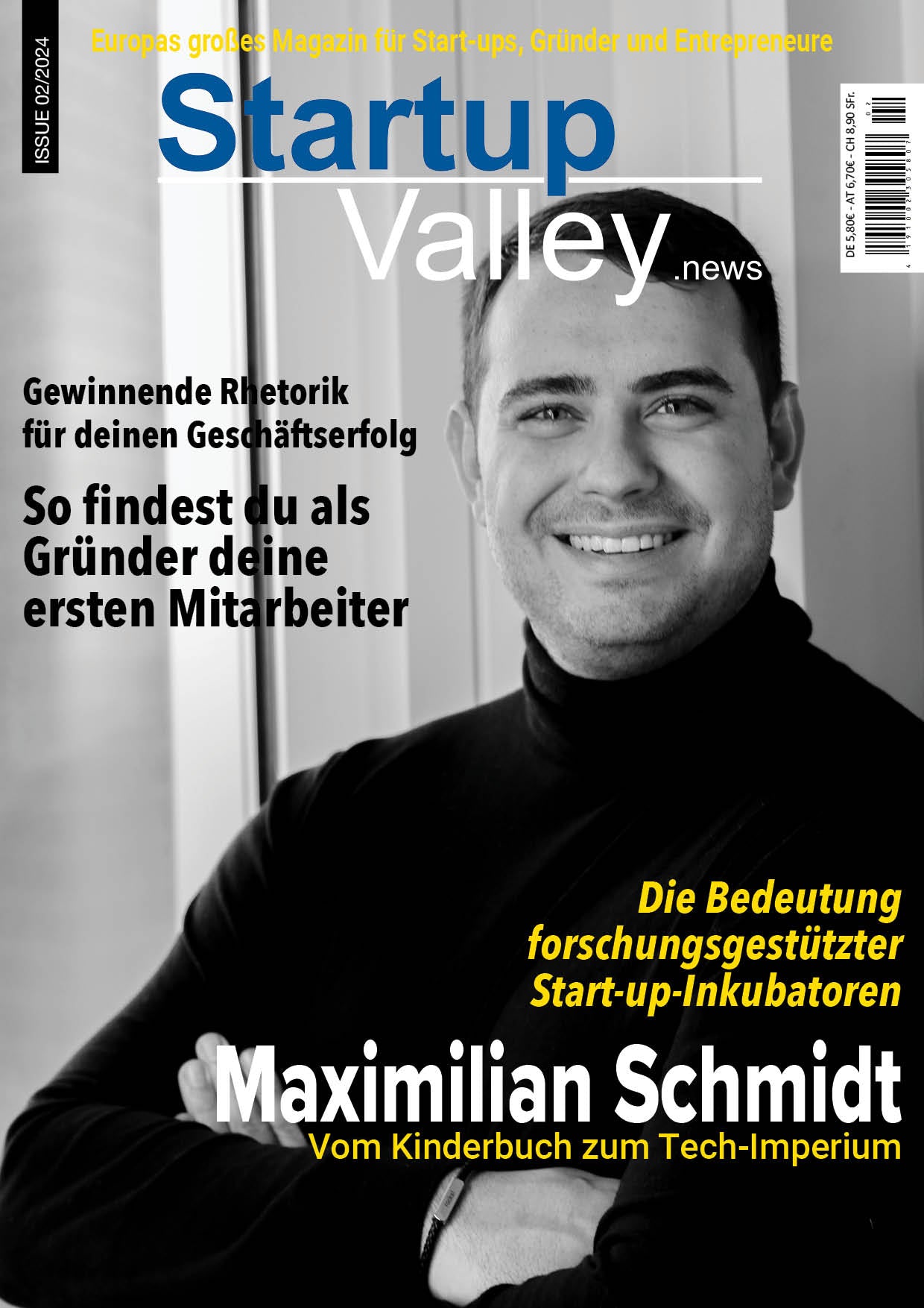 StartupValley - Maximilian Schmidt vom Kinderbuch zum Tech-Imperium